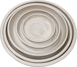 Marhome Πιάτο Γλάστρας Κεραμικό 06-99080 SET5