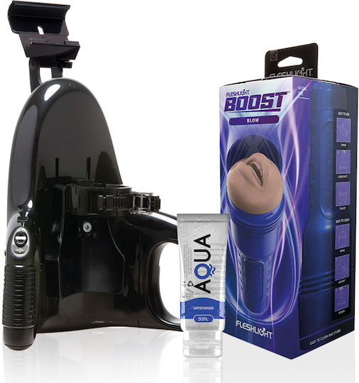Fleshlight Blow Lm Flesh Rp + Universal Launch + Aqua Качествен Лубрикант 50 Мл