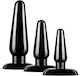 Anal Adventures Basic Plug Kit Σετ Πρωκτικών Σφηνών 3 Τεμάχια