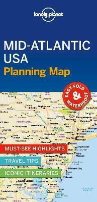 Lonely Planet Mid-atlantic Usa Planning Map