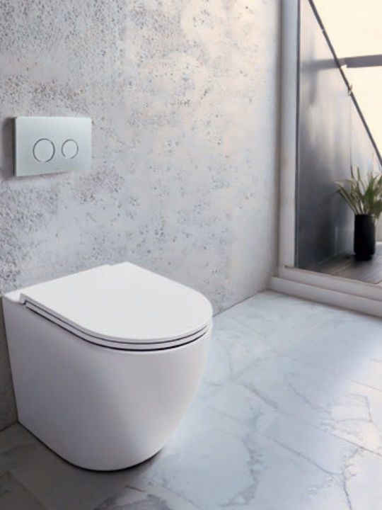Bianco Ceramica Lenta Toaletă montată pe perete...