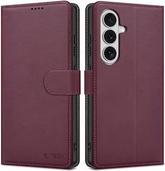 Tech-Protect Wallet Burgundy (Galaxy S26)