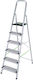 Al Home Use Wide Ladder Aluminum with 4+1 Steps