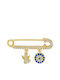 Oxzen Child Safety Pin made of Gold Plated Silver