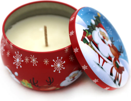 Christmas Metallic Candle 6x4cm (Μiscellaneous Colors)