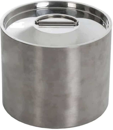 Πάγοδιατηρητης 12.5lt Inox 18/10 Διπλό Τοίχωμα Στραγγιστήρι 53-470