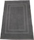 Хотелски Бански Килим 50x70 820gsm Palatex Рамка Сив 100% Памучен