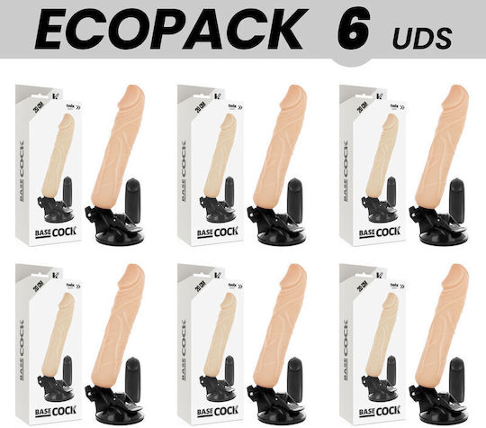 Dream Love Realistic Vibrator with Remote Control Flesh