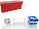 Office Desk Set Clock Card Holder