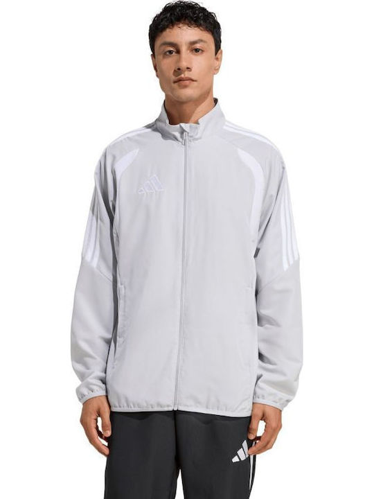 Tiro Sweatshirt with Hood Light Gray