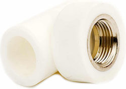 Nova Tee Femeie Ppr Alb Diametru 20x1/2
