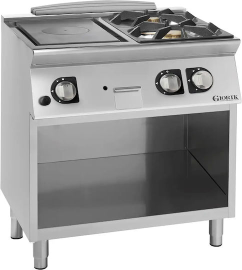 Gas Burner 2 Burners 1 Plate Giorik Unika700 Tg74gtr