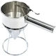 Stainless Distributor for Loukoumades Mixture 13×22×13 Cm
