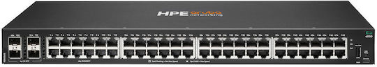 HP Aruba 6000 48G 4F Managed L2 Switch with 48 Gigabit (1Gbps) Ethernet Ports and 4 SFP Ports