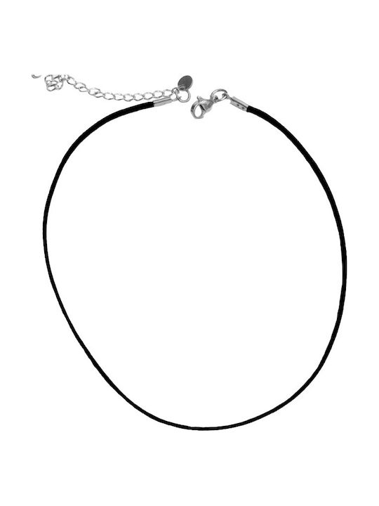 Theodora's Jewellery Necklace Choker from Steel Black