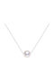 Theodora's Jewellery Necklace Solitaire from Silver with Pearls
