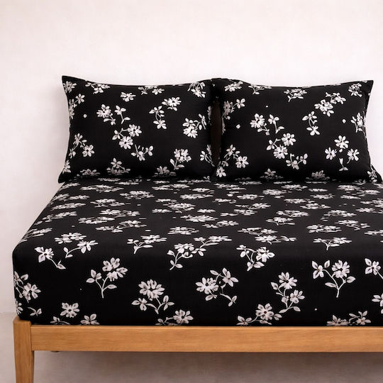 My Home Luxury Blanca Set Față de Pernă Negre 50x70cm.