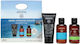 Apivita Tonic Mountain Tea Skin Care Set for Facial Cleaning Moisturizing & Body Cleaning 3 Pieces