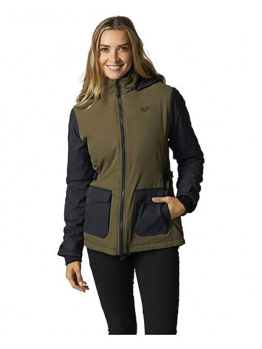 Women's Parka Jacket for Winter Green