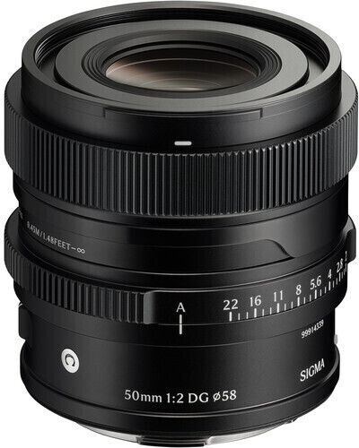 Sigma Full Frame Camera Lens 50mm f/2 DG Contemporary Fixed for Leica L Mount Black
