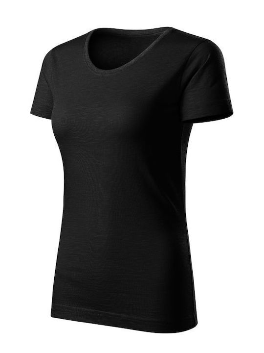 Malfini Дамска рекламна тениска Black