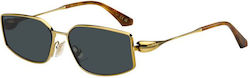 Etro Sunglasses Gold With Metallic Frame