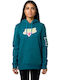 Women's Sweatshirt Hooded Blue