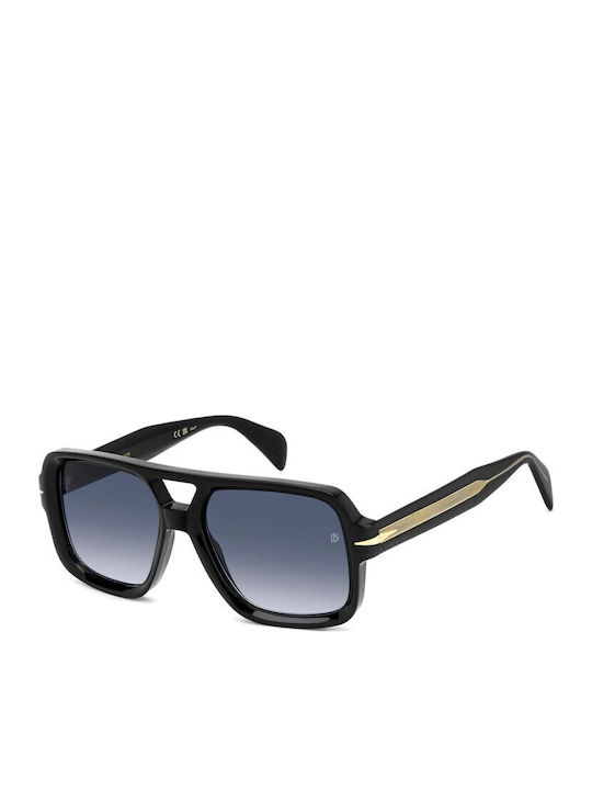 David Beckham Unisex Sunglasses with Black Plas...