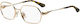 Etro 0140 000 55 Brillengestelle mit Rezept Farbe Gold Schildpatt