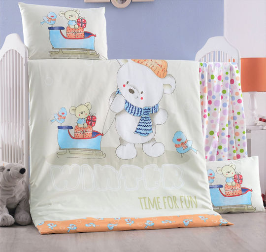 Victoria Home Σετ Κούνιας Μπεζ 6τμχ