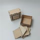 Ξύλινο Memory Box Κουτί & Τετράγωνα Photo Frames Toxylo