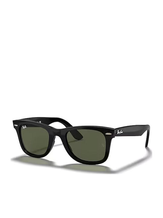 Ray Ban 601 Sunglasses Μαύρα with Acetate Frame & Black Lens