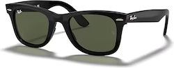 Ray Ban 601 Γυαλιά Ηλίου Μαύρα με Κοκκάλινο Σκελετό
