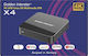 Golden Interstar TV Box Interstar X4 with WiFi USB 2.0 1GB RAM and 8GB Storage Space with Operating System Linux
