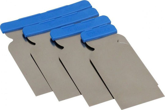 Spatule De Oțel Pentru Glet Set 4 Bucăți Metalice 6-8-10-12 Cm
