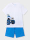 Kinder-Set mit Shorts Sommer 2Stück Royal Blue