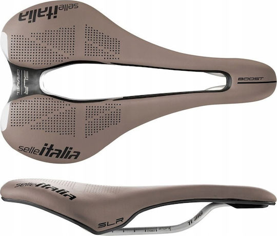 Selle Italia Slr Boost Σέλα Ποδηλάτου Καφέ με Gel
