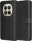 Book Leather Black (Redmi Note 15)