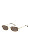 Victoria Beckham Unisex Sonnenbrillen mit Goldenem Metallrahmen