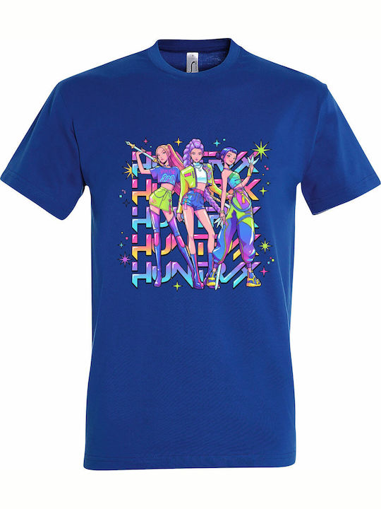 kirikoko Kids' T-shirt Royal Blue Kpop Huntrix,...