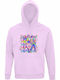 Kids Sweatshirt with Hood Creamy Pink Kpop Huntrix, Saja Girls Anime, Mira Rumi Joey, Demon Hunter Design, K-pop Fan Art