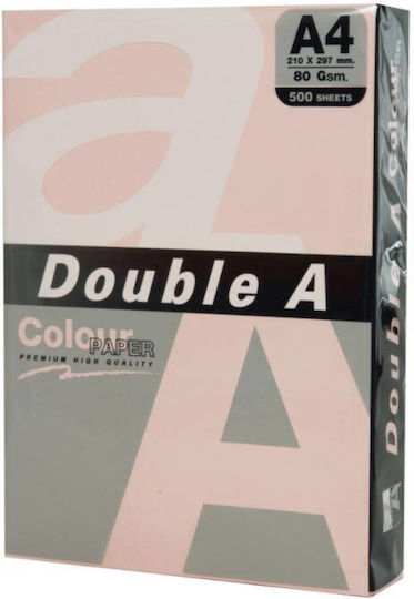 Hârtie Colorată Pentru Copiator A4 80gsm 500 Foi Top Double A Pastel Flamingo