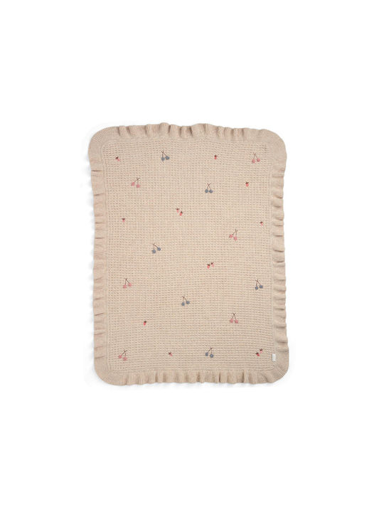 Mamas & Papas Blanket Nursery Swaddling Blankets Knitted Beige 80x100cm