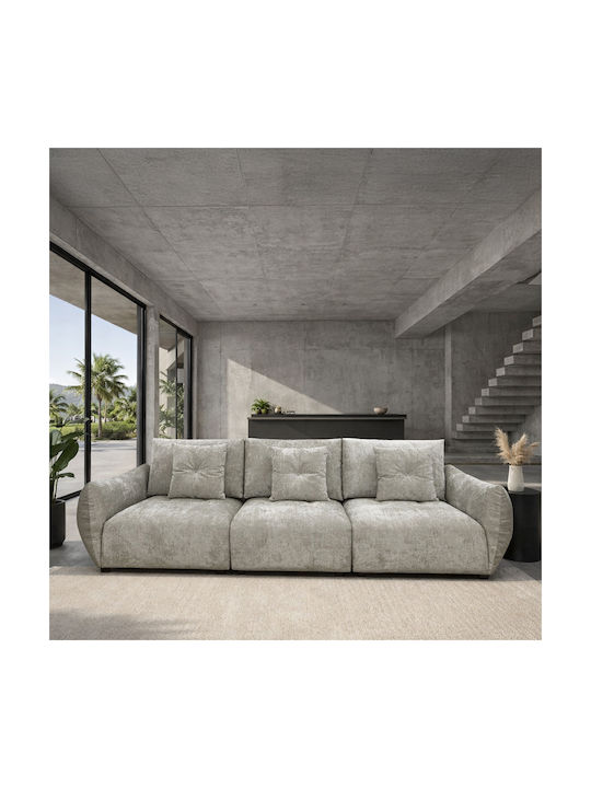 Liberta Dreisitzer Sofa Grau 313x100x89cm