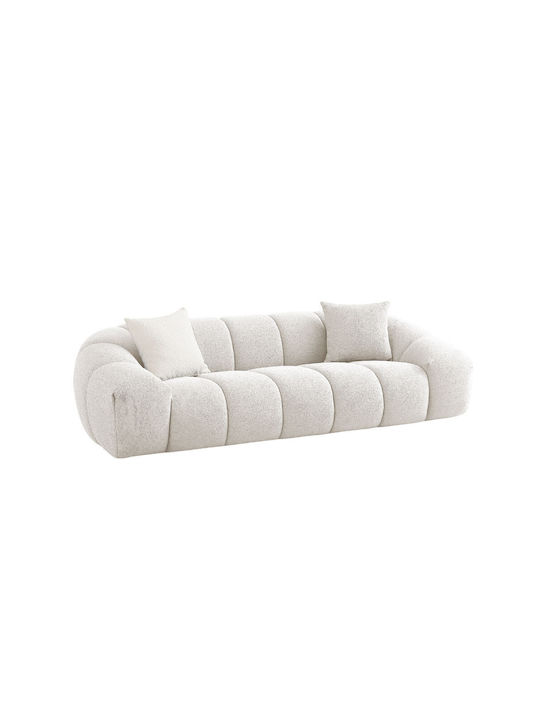 Bossanova Three-Seater Couch Off White 255x115x71cm