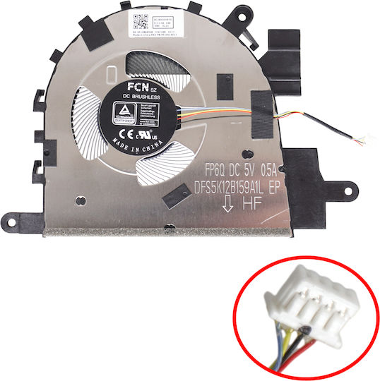 Laptop Fan Cpu Cooling Fan Lenovo Ideapad 1 15iau7 82qd 82vy 15alc7 82r4 15iru7 83b4 5f10s14012 5f10s14013 Dfs5k12b159a1l Fp6q Dc28000hef0 4pin Code 81646