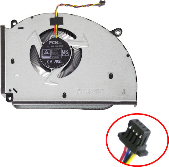 Ανεμιστηράκι Laptop Cpu Cooling Fan Asus Rog Strix Scar 18 2023 G814 G834 G814jz G814ji13980 G834jy G834jz G834jz1398 13nr0l50p01011 13nr0d90p07011 6033b0121701 4pin Κωδ.81657