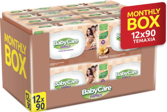 Babylino Family Hypoallergenic Baby Wipes Alcohol-Free & Parabens Free 1080pcs