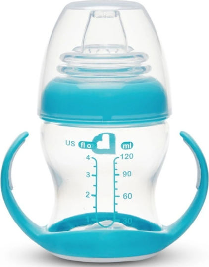 Munchkin Gentle Transition Cup Baby Sippy Cup Plastic with Handles Blue for 4m+ 118ml