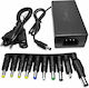 Universal Laptop Charger 120w 10 Interchangeable Connectors Usb-c Special Hp Adapter